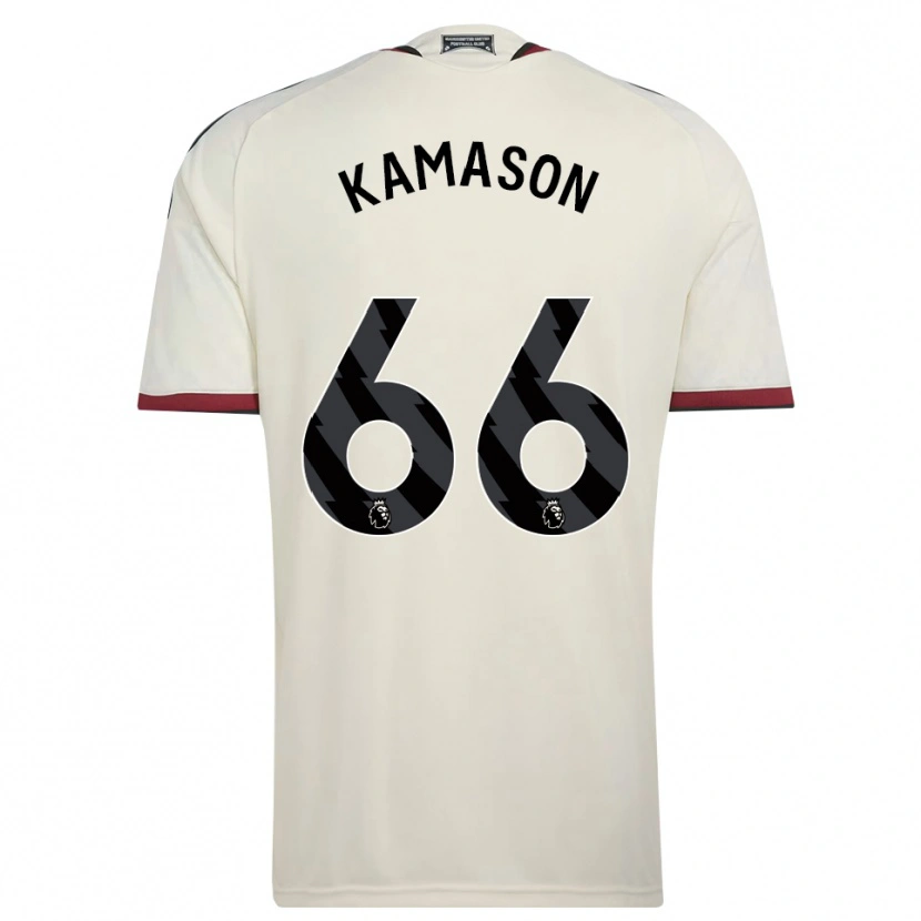 Danxen Femme Maillot Jaydan Kamason #66 Beige Noir Rouge Troisieme 2026/27 T-Shirt
