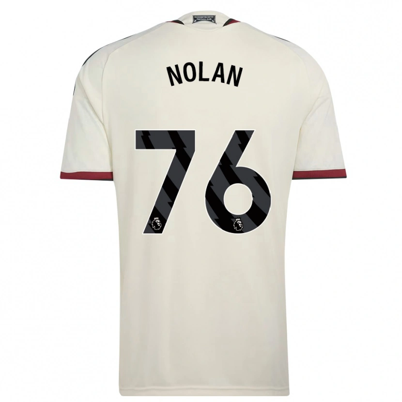 Danxen Femme Maillot James Nolan #76 Beige Noir Rouge Troisieme 2026/27 T-Shirt