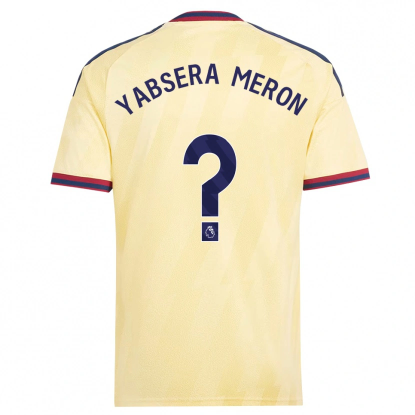 Danxen Femme Maillot Yabsera Meron #0 Jaune Clair Midnightblue Troisieme 2026/27 T-Shirt