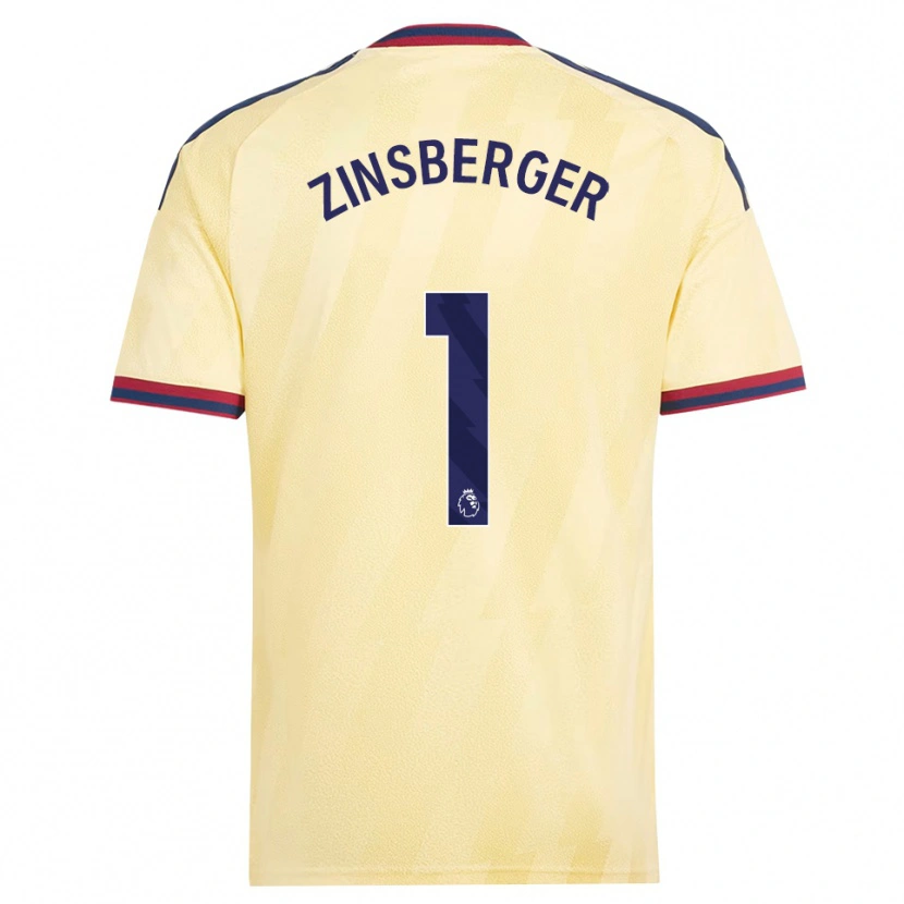 Danxen Femme Maillot Manuela Zinsberger #1 Jaune Clair Midnightblue Troisieme 2026/27 T-Shirt
