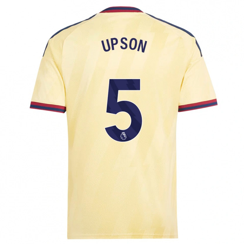 Danxen Femme Maillot Elijah Upson #5 Jaune Clair Midnightblue Troisieme 2026/27 T-Shirt