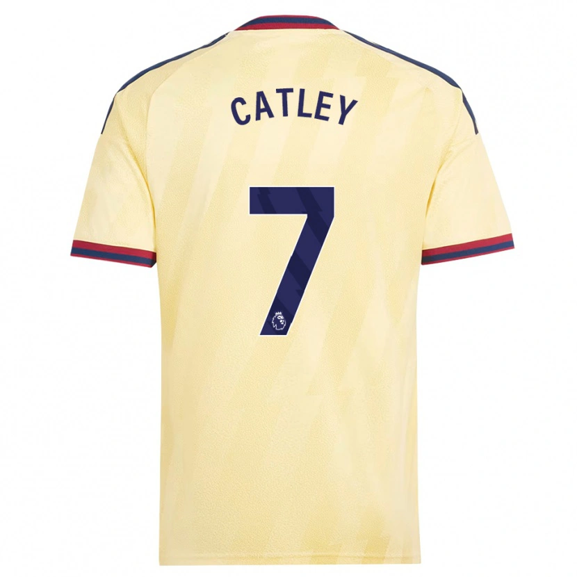 Danxen Femme Maillot Stephanie Catley #7 Jaune Clair Midnightblue Troisieme 2026/27 T-Shirt