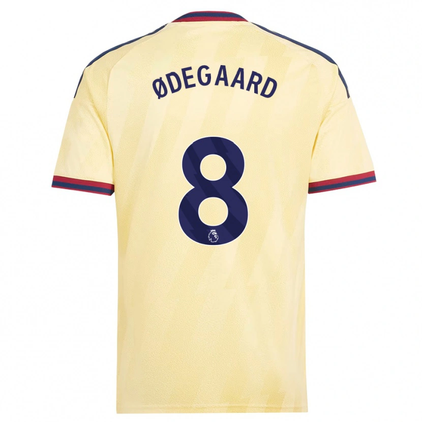 Danxen Femme Maillot Martin Ødegaard #8 Jaune Clair Midnightblue Troisieme 2026/27 T-Shirt