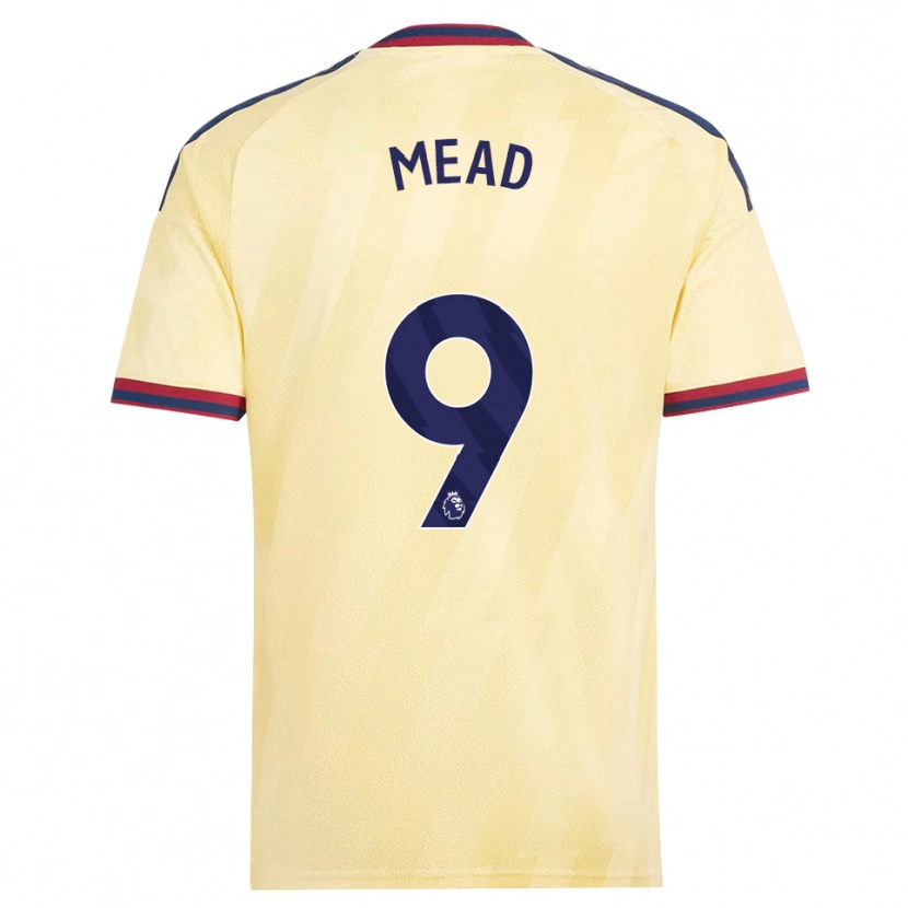 Danxen Femme Maillot Beth Mead #9 Jaune Clair Midnightblue Troisieme 2026/27 T-Shirt