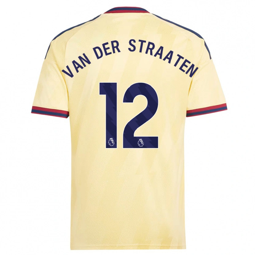 Danxen Femme Maillot Zachary Van Der Straaten #12 Jaune Clair Midnightblue Troisieme 2026/27 T-Shirt