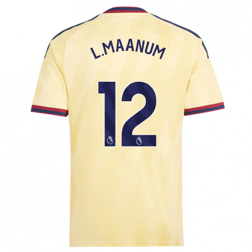 Danxen Femme Maillot Frida Maanum #12 Jaune Clair Midnightblue Troisieme 2026/27 T-Shirt