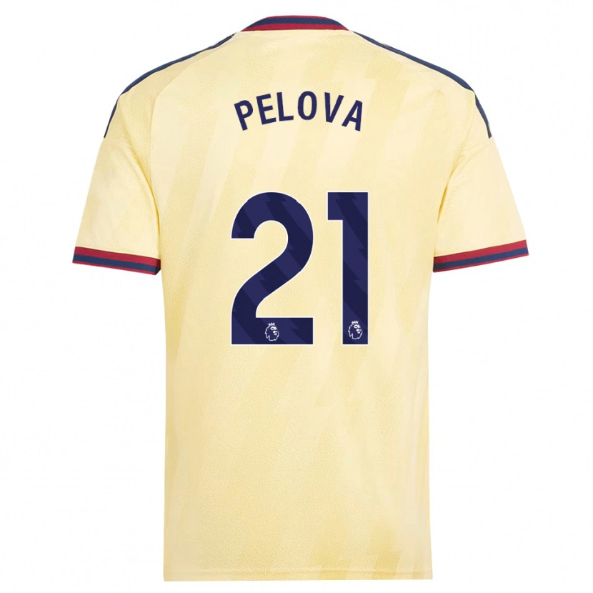 Danxen Femme Maillot Victoria Pelova #21 Jaune Clair Midnightblue Troisieme 2026/27 T-Shirt