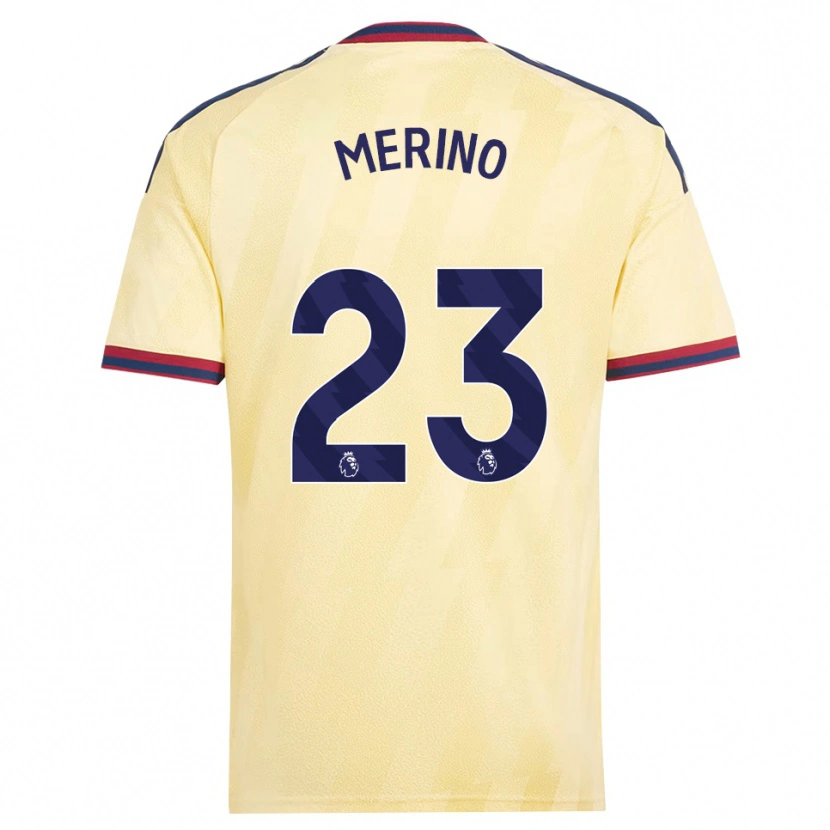 Danxen Femme Maillot Mikel Merino #23 Jaune Clair Midnightblue Troisieme 2026/27 T-Shirt