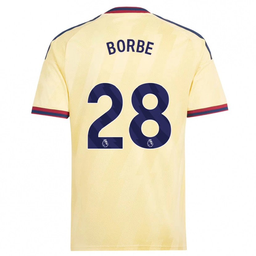 Danxen Femme Maillot Anneke Borbe #28 Jaune Clair Midnightblue Troisieme 2026/27 T-Shirt