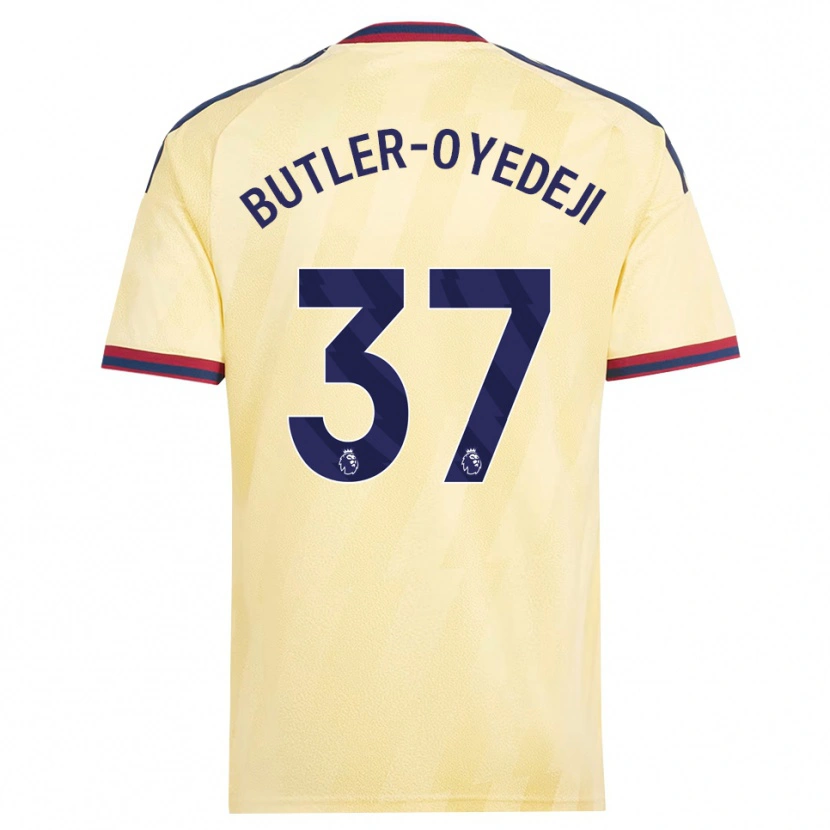 Danxen Femme Maillot Nathan Butler-Oyedeji #37 Jaune Clair Midnightblue Troisieme 2026/27 T-Shirt