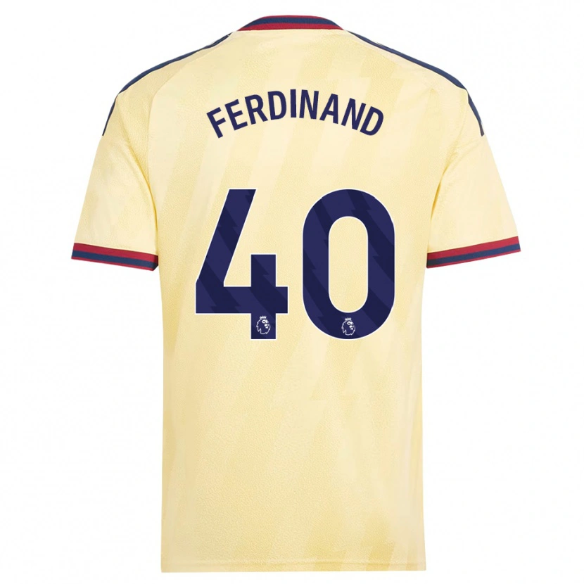 Danxen Femme Maillot Seb Ferdinand #40 Jaune Clair Midnightblue Troisieme 2026/27 T-Shirt
