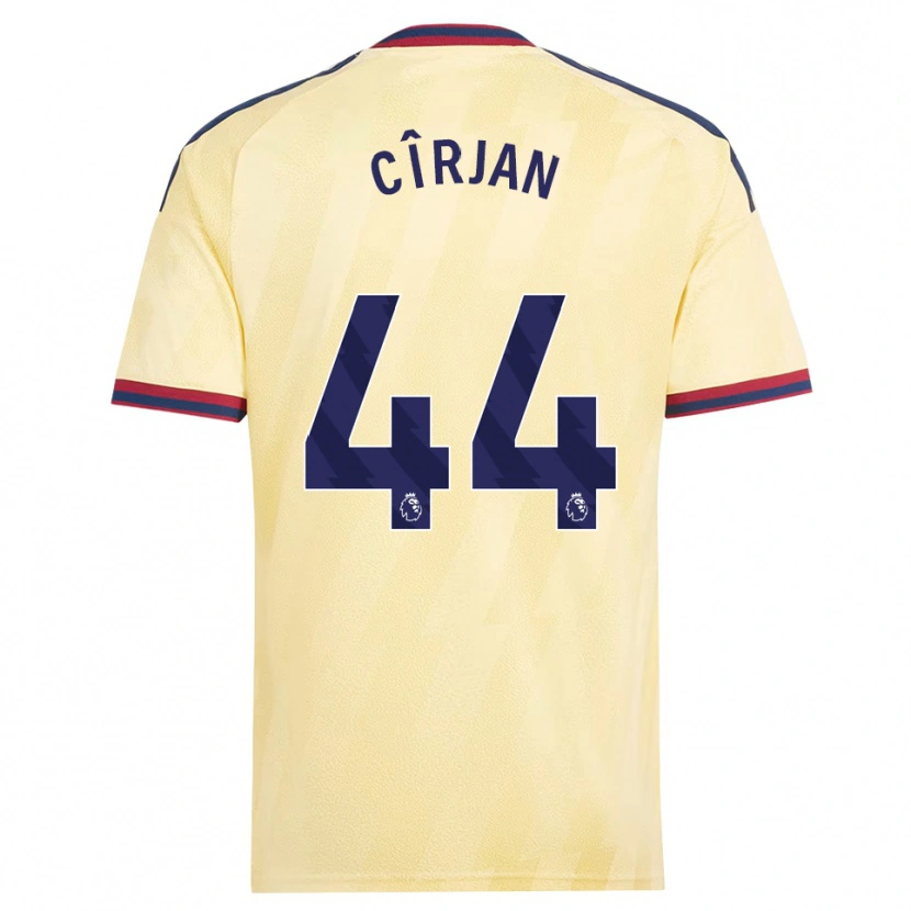 Danxen Femme Maillot Catalin Cîrjan #44 Jaune Clair Midnightblue Troisieme 2026/27 T-Shirt