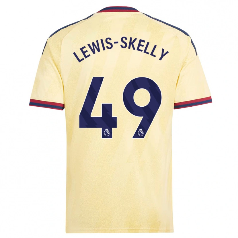 Danxen Femme Maillot Myles Lewis-Skelly #49 Jaune Clair Midnightblue Troisieme 2026/27 T-Shirt