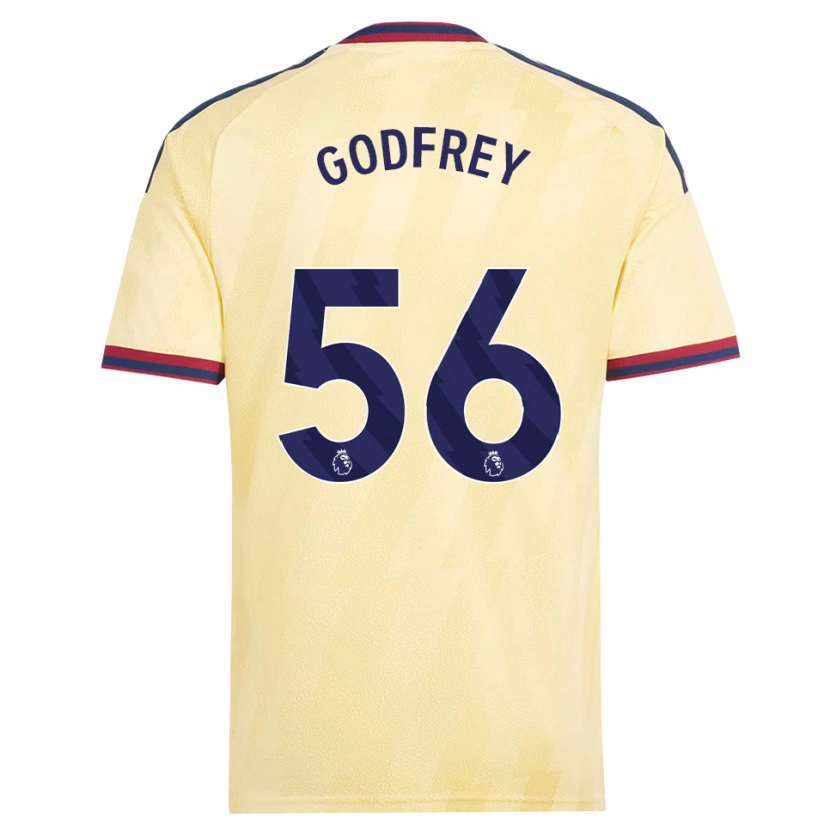 Danxen Femme Maillot Freya Godfrey #56 Jaune Clair Midnightblue Troisieme 2026/27 T-Shirt
