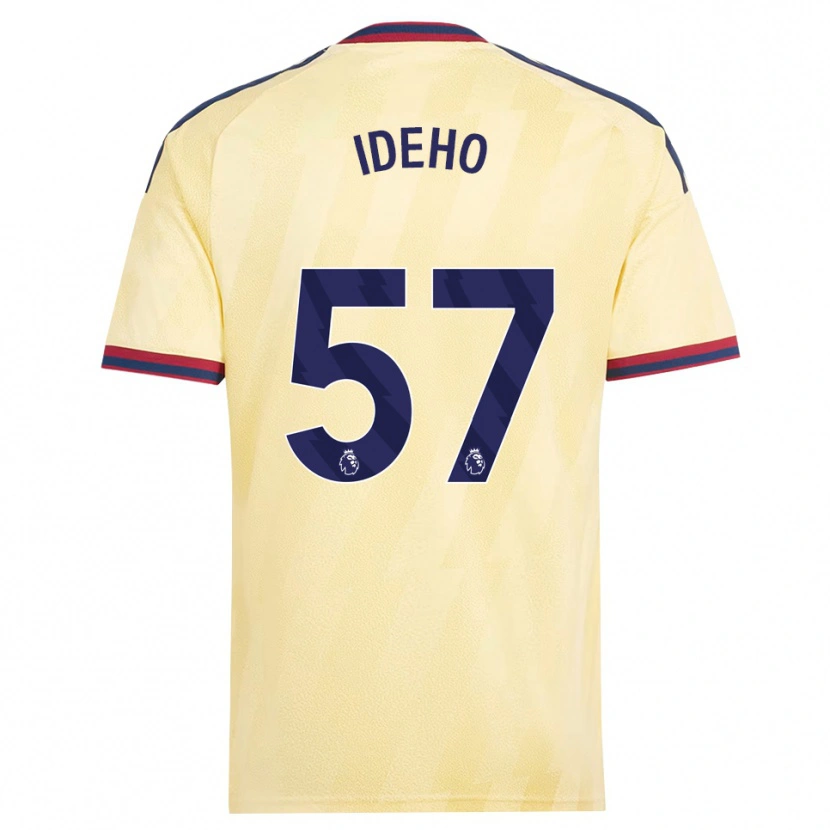 Danxen Femme Maillot Joel Ideho #57 Jaune Clair Midnightblue Troisieme 2026/27 T-Shirt