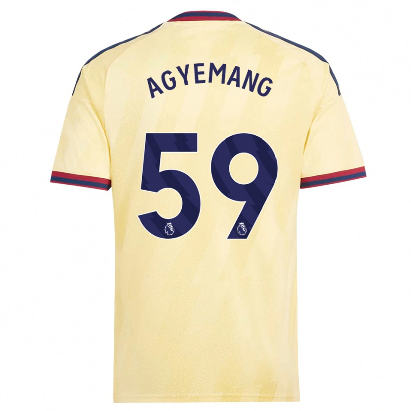 Danxen Femme Maillot Michelle Agyemang #59 Jaune Clair Midnightblue Troisieme 2026/27 T-Shirt