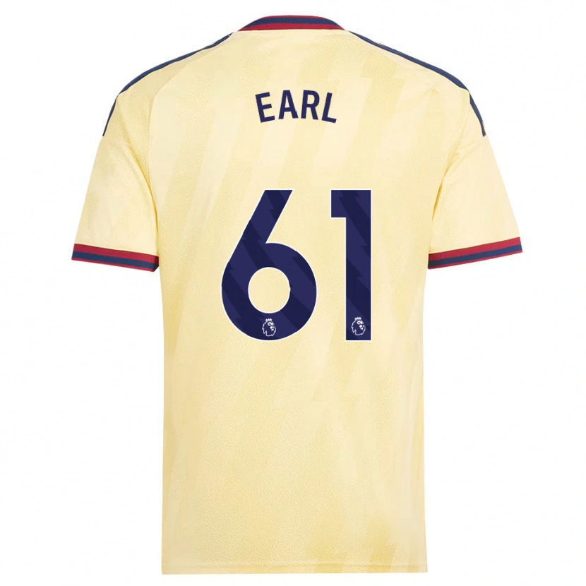 Danxen Femme Maillot Madison Earl #61 Jaune Clair Midnightblue Troisieme 2026/27 T-Shirt