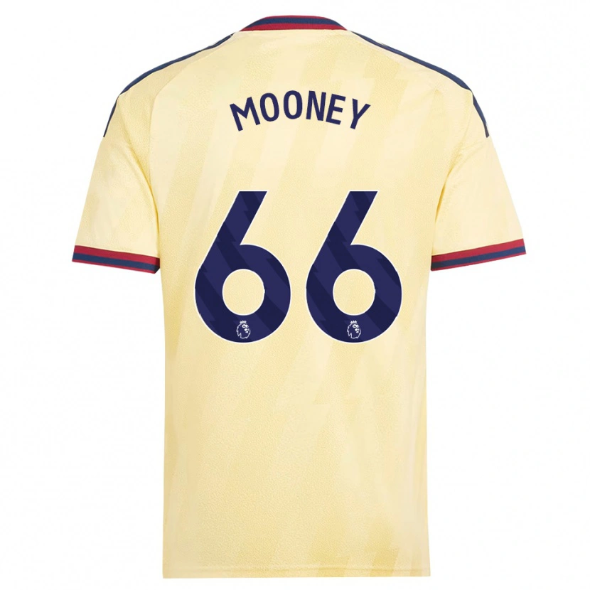 Danxen Femme Maillot Evan Mooney #66 Jaune Clair Midnightblue Troisieme 2026/27 T-Shirt