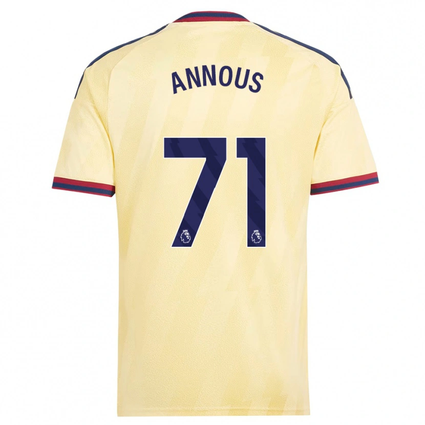 Danxen Femme Maillot Andre Harriman-Annous #71 Jaune Clair Midnightblue Troisieme 2026/27 T-Shirt