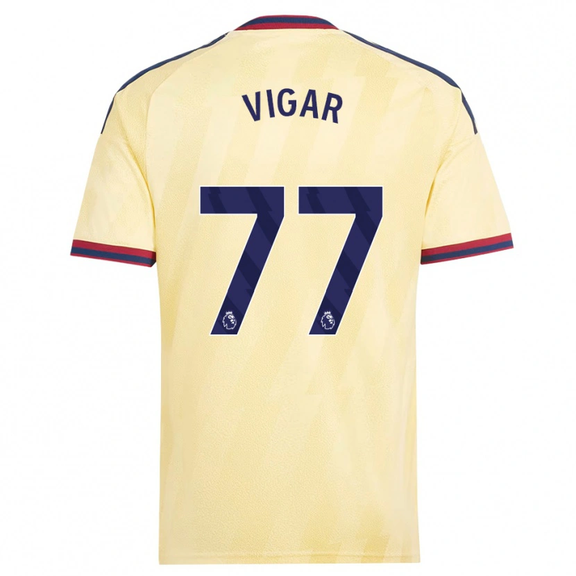 Danxen Femme Maillot Billy Vigar #77 Jaune Clair Midnightblue Troisieme 2026/27 T-Shirt