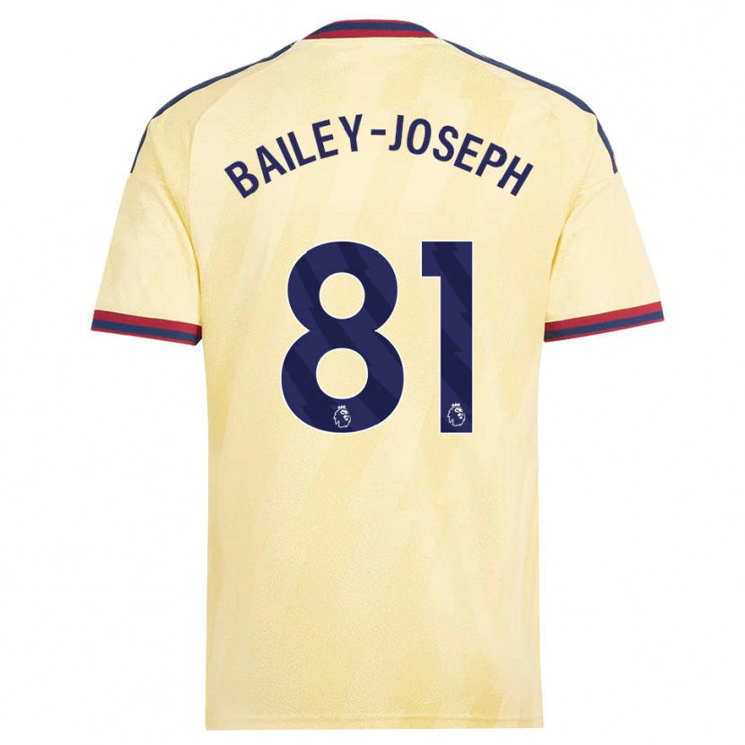 Danxen Femme Maillot Brando Bailey-Joseph #81 Jaune Clair Midnightblue Troisieme 2026/27 T-Shirt