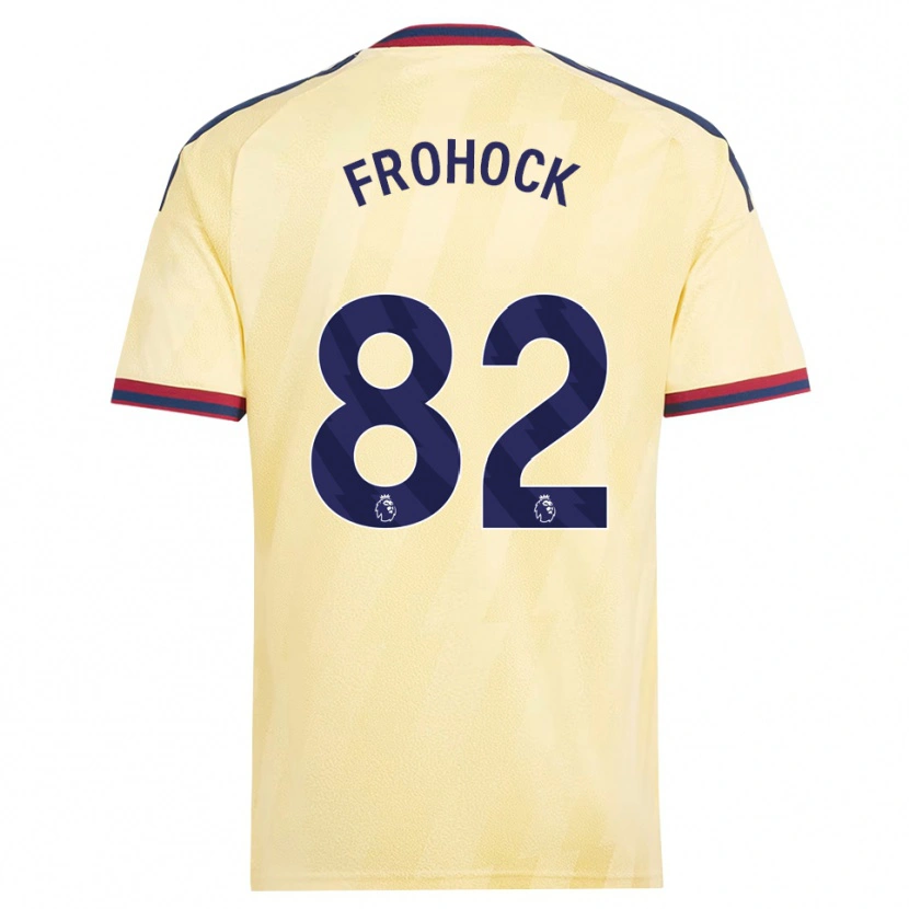 Danxen Femme Maillot Marley Frohock #82 Jaune Clair Midnightblue Troisieme 2026/27 T-Shirt
