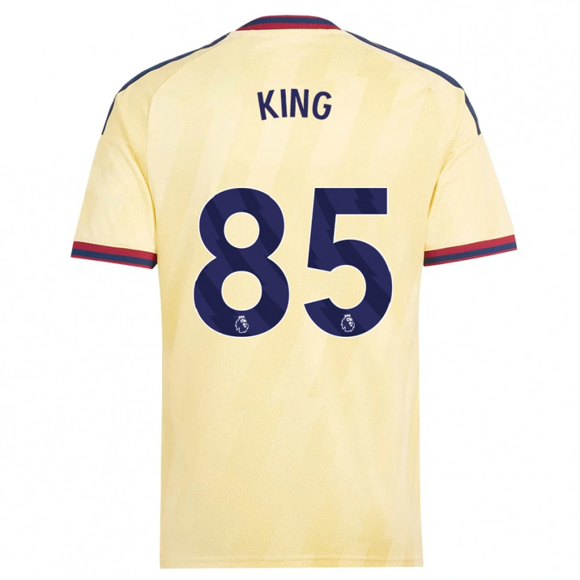 Danxen Femme Maillot Josiah King #85 Jaune Clair Midnightblue Troisieme 2026/27 T-Shirt