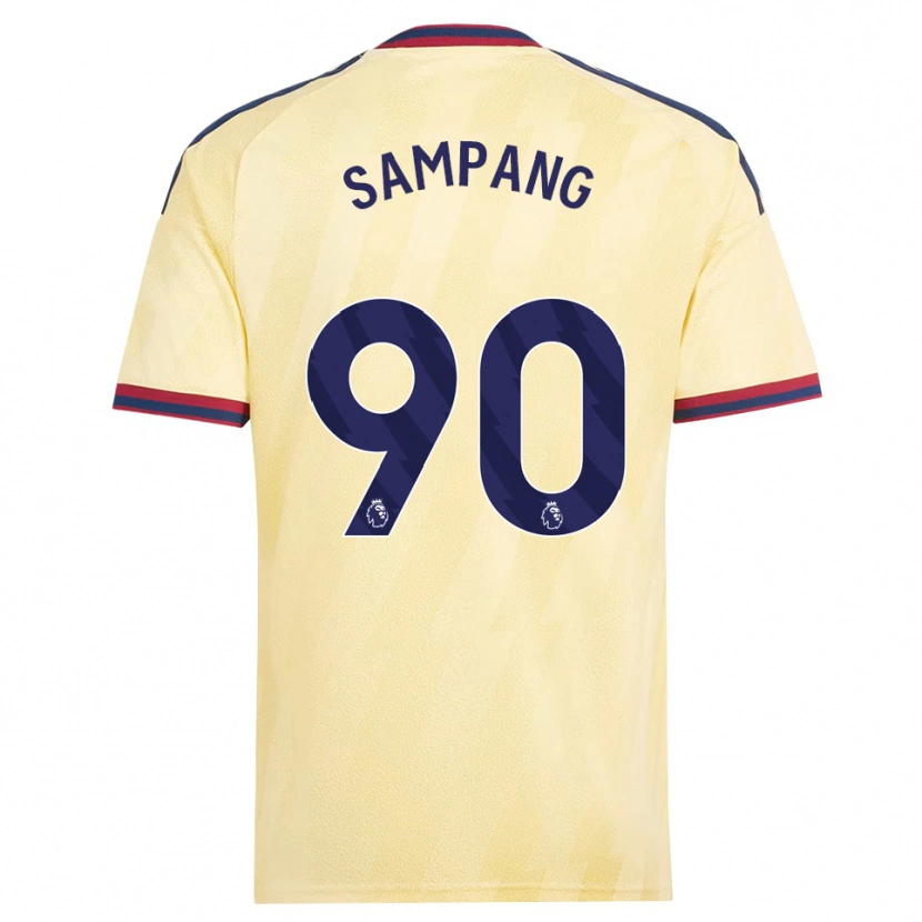 Danxen Femme Maillot Saurap Sampang #90 Jaune Clair Midnightblue Troisieme 2026/27 T-Shirt
