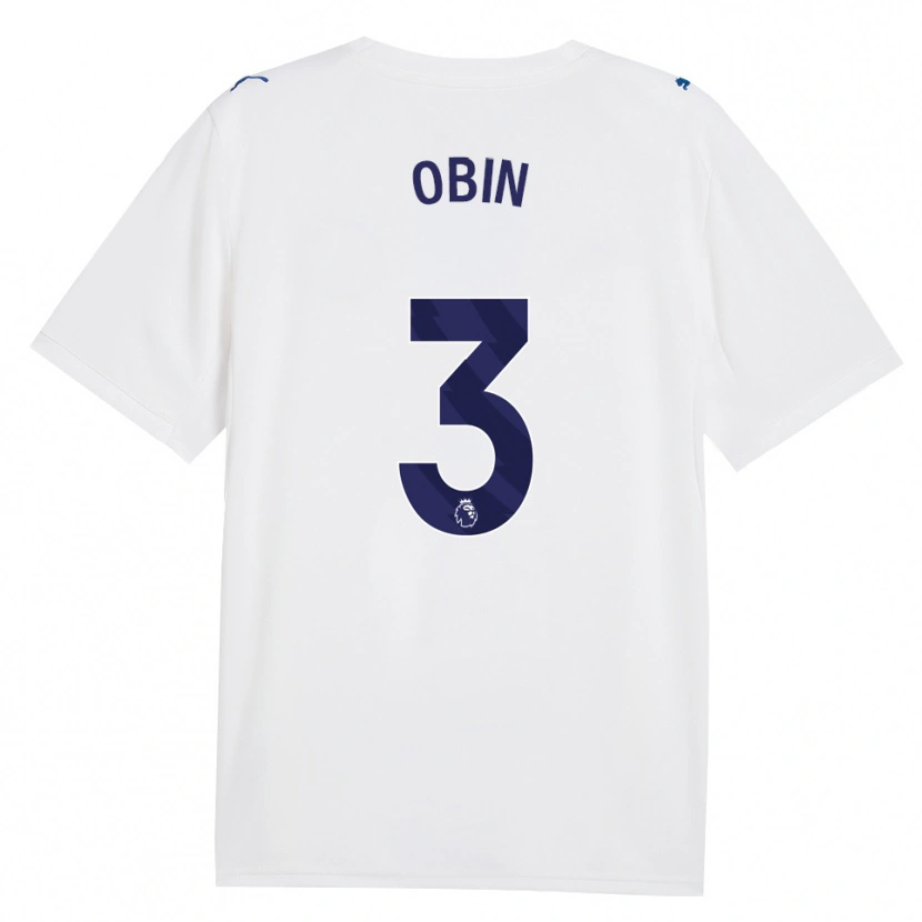 Danxen Femme Maillot Yohann Obin #3 Marine Blanc Troisieme 2026/27 T-Shirt