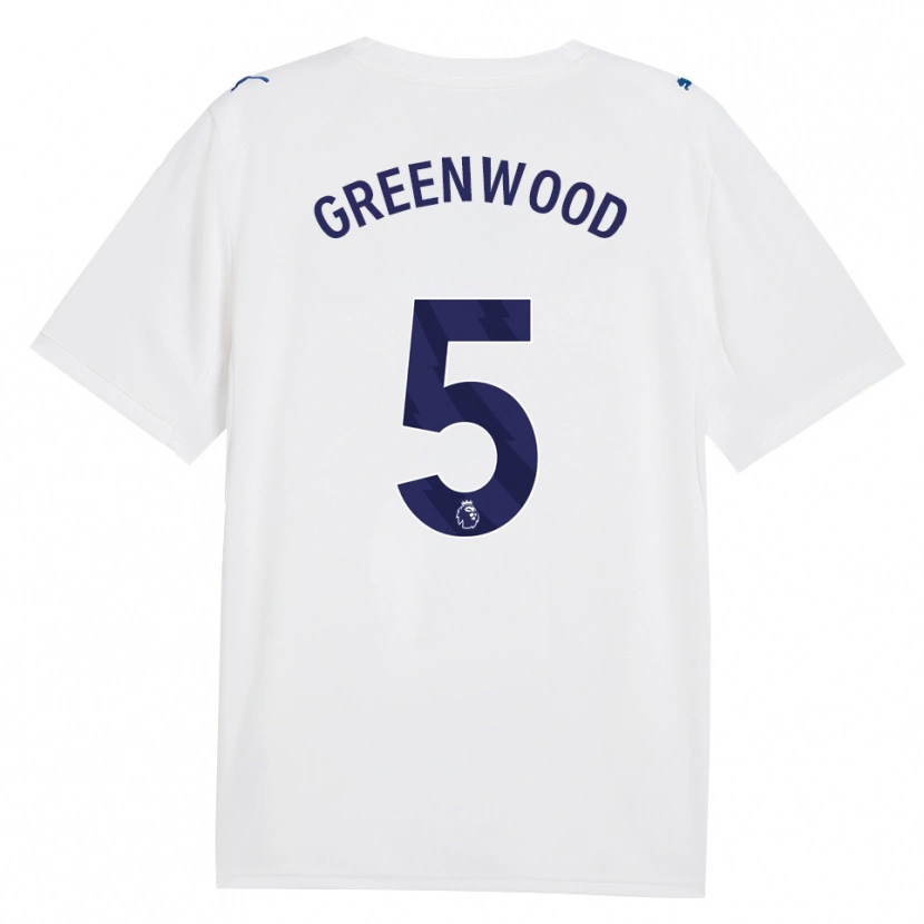Danxen Femme Maillot Alex Greenwood #5 Marine Blanc Troisieme 2026/27 T-Shirt