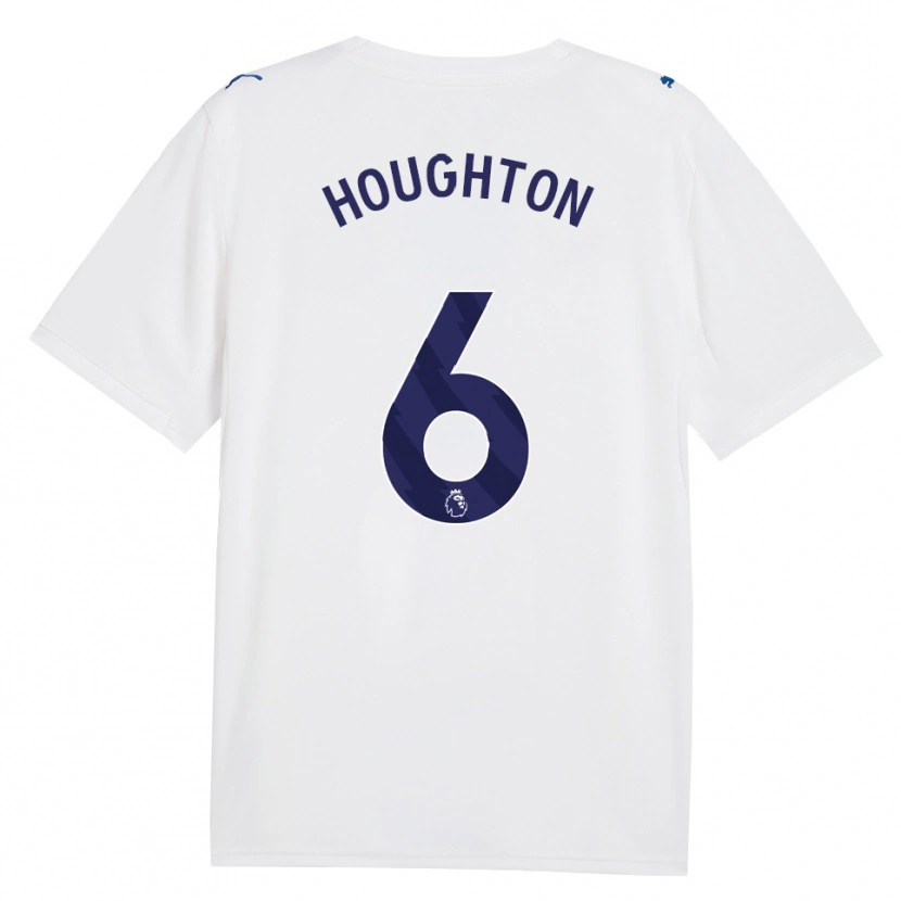 Danxen Femme Maillot Steph Houghton #6 Marine Blanc Troisieme 2026/27 T-Shirt