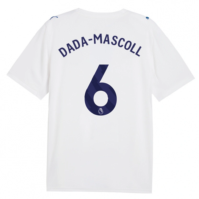 Danxen Femme Maillot Isaiah Dada-Mascoll #6 Marine Blanc Troisieme 2026/27 T-Shirt