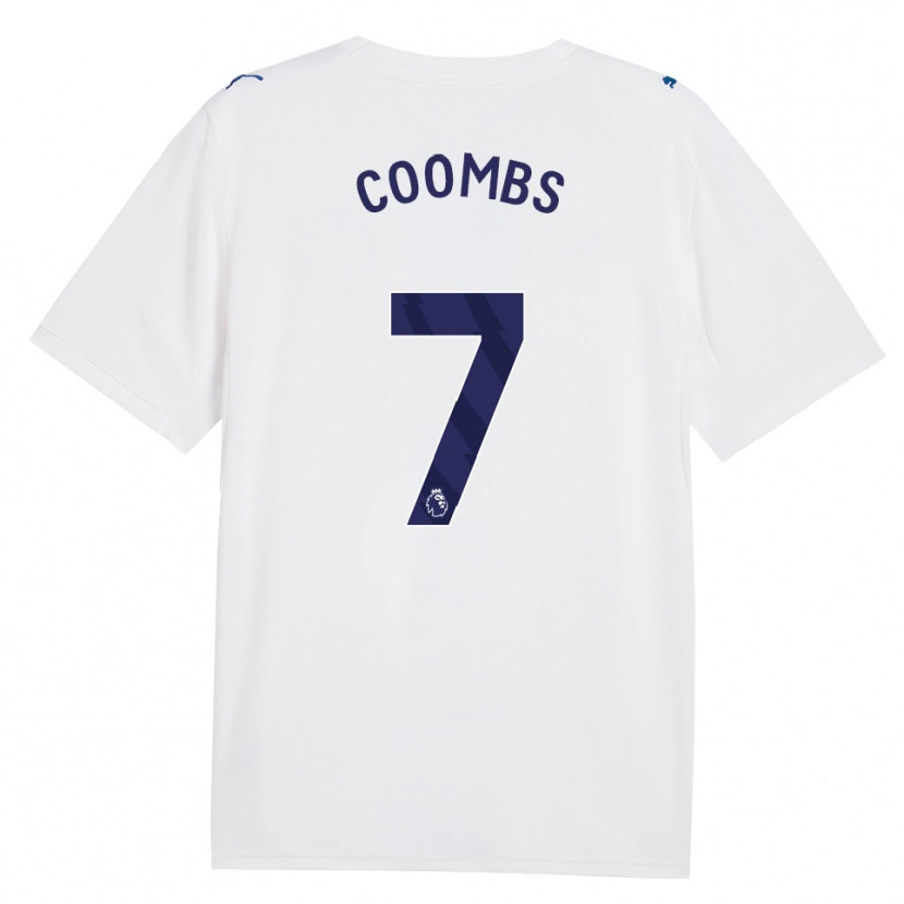 Danxen Femme Maillot Laura Coombs #7 Marine Blanc Troisieme 2026/27 T-Shirt