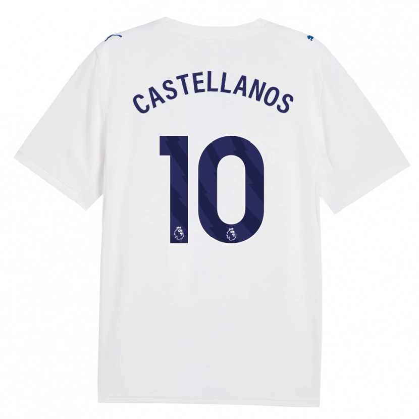 Danxen Femme Maillot Deyna Castellanos #10 Marine Blanc Troisieme 2026/27 T-Shirt