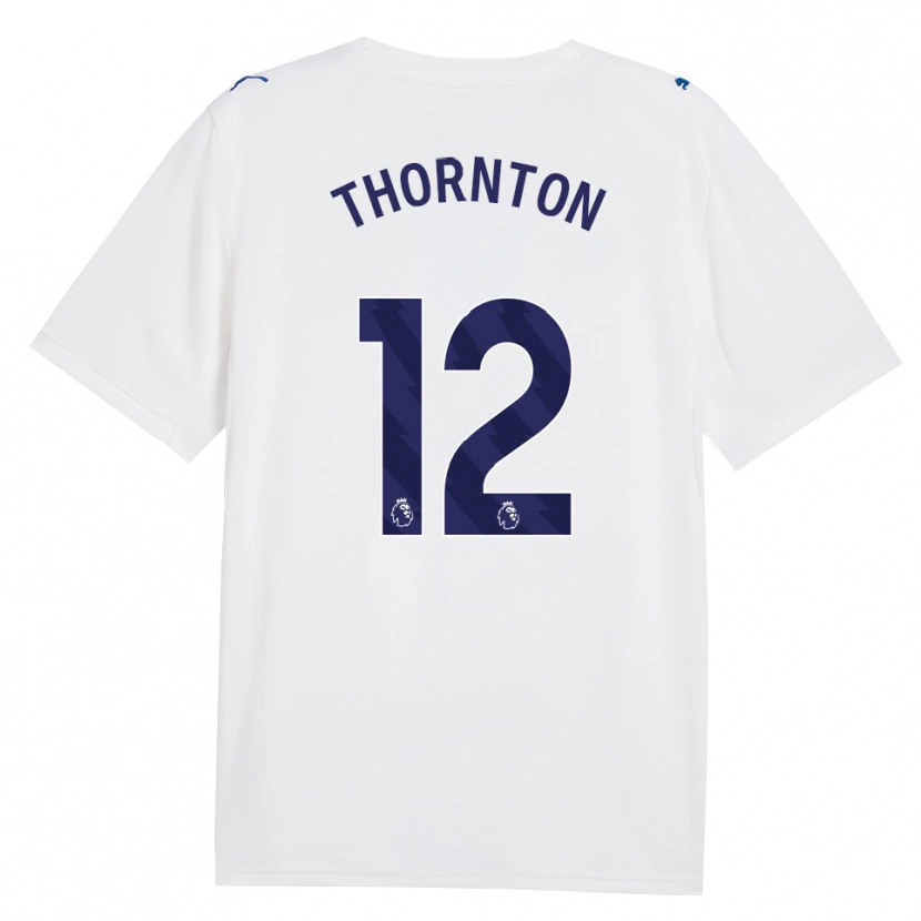 Danxen Femme Maillot Archie Thornton #12 Marine Blanc Troisieme 2026/27 T-Shirt