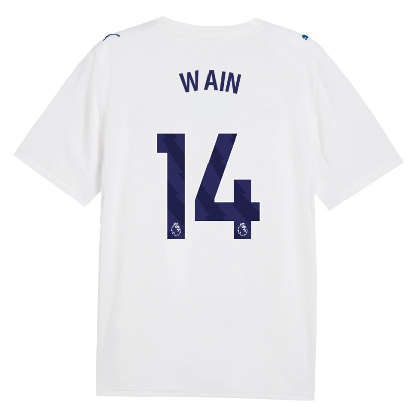 Danxen Femme Maillot Jake Wain #14 Marine Blanc Troisieme 2026/27 T-Shirt