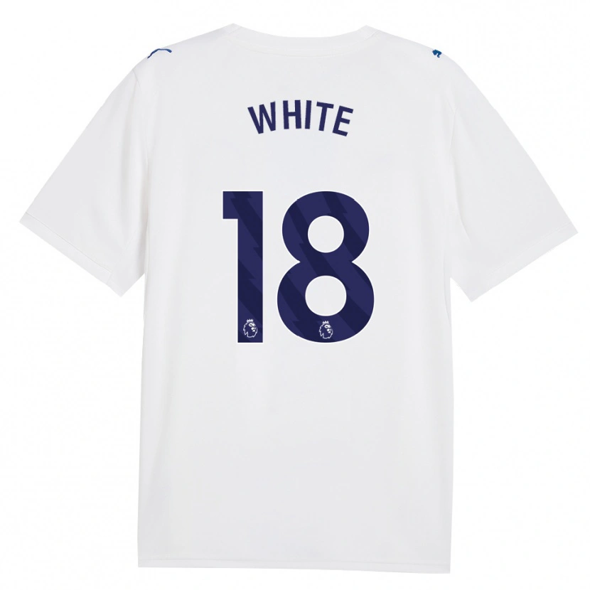 Danxen Femme Maillot Ellen White #18 Marine Blanc Troisieme 2026/27 T-Shirt