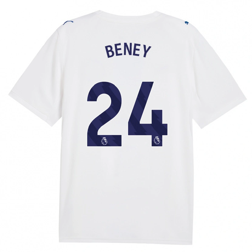 Danxen Femme Maillot Iman Beney #24 Marine Blanc Troisieme 2026/27 T-Shirt
