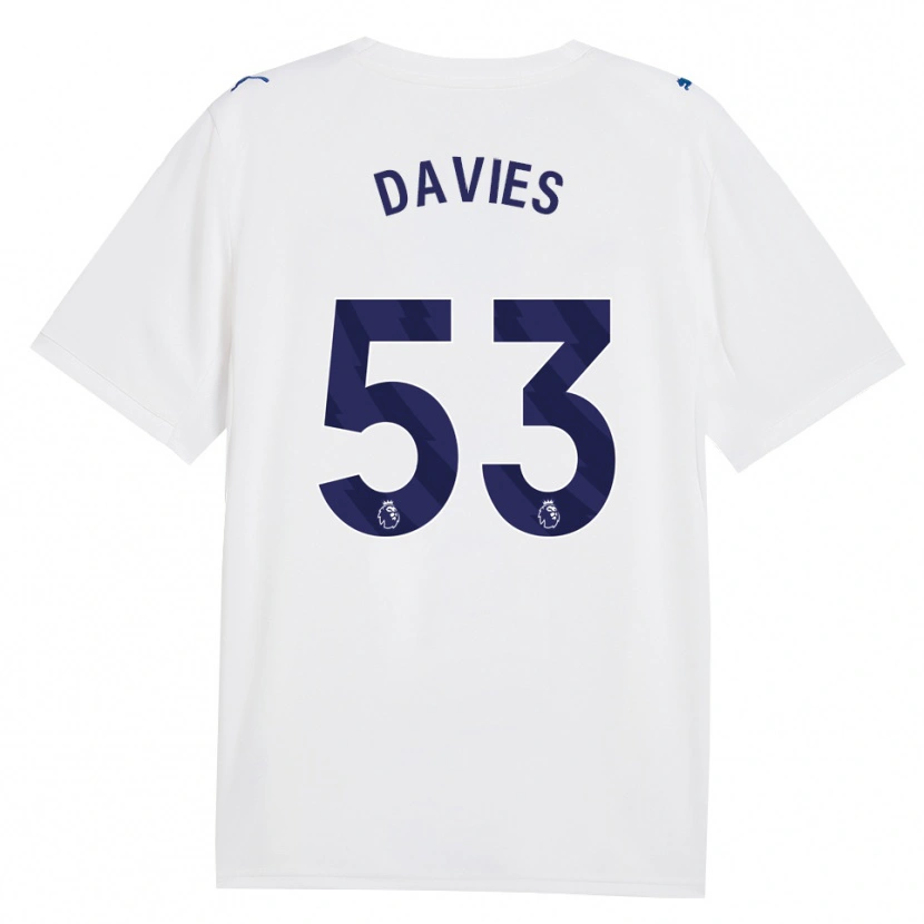 Danxen Femme Maillot Mayzee Davies #53 Marine Blanc Troisieme 2026/27 T-Shirt