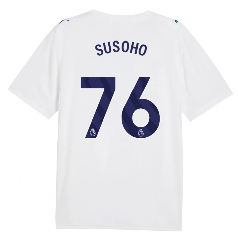 Danxen Femme Maillot Mahamadou Susoho #76 Marine Blanc Troisieme 2026/27 T-Shirt