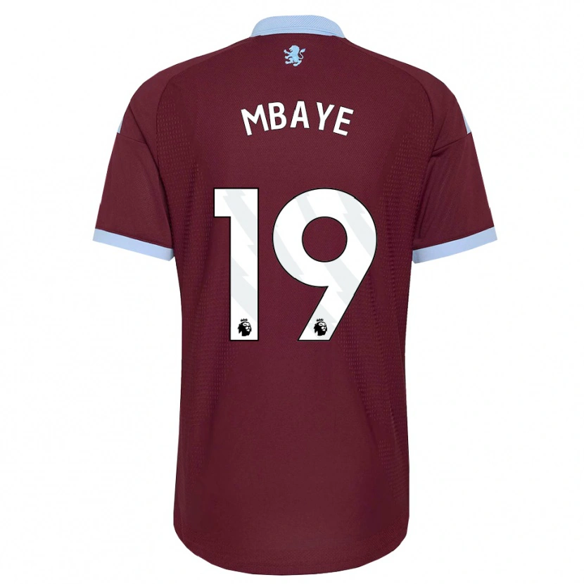 Danxen Femme Maillot Ibrahim Mbaye #19 Cornflowerblue Bourgogne Tenues Domicile 2026/27 T-Shirt