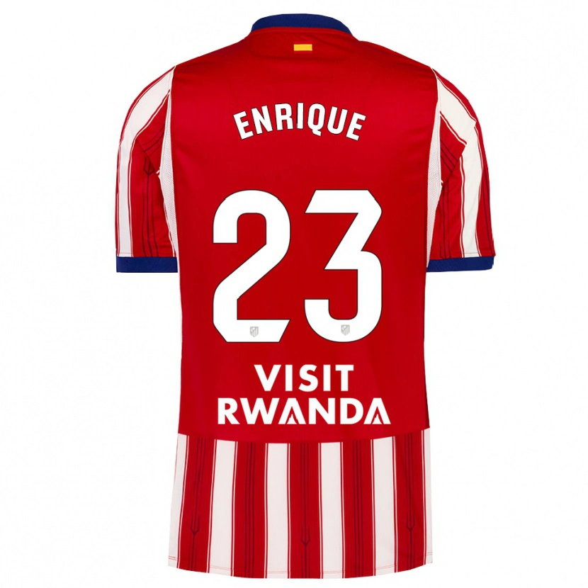 Danxen Enfant Maillot Gustavo Enrique #23 Bleu Royal Rouge Blanc Tenues Domicile 2026/27 T-Shirt