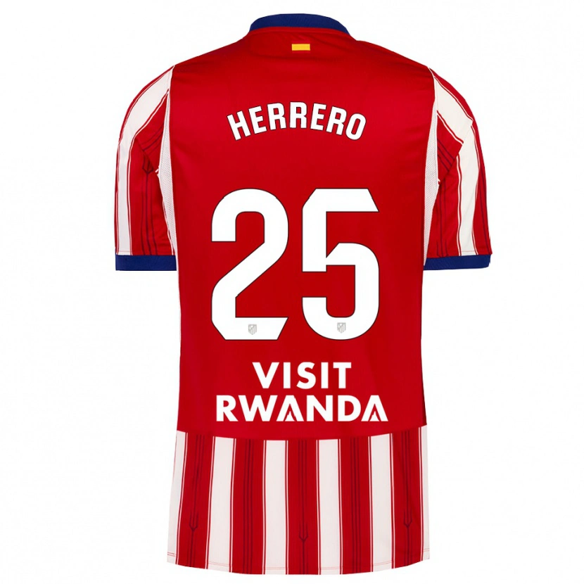 Danxen Enfant Maillot Alex Herrero #25 Bleu Royal Rouge Blanc Tenues Domicile 2026/27 T-Shirt