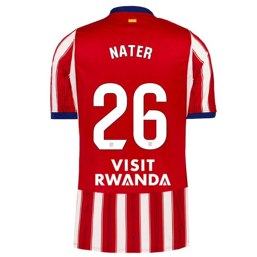 Danxen Enfant Maillot Silvano Nater #26 Bleu Royal Rouge Blanc Tenues Domicile 2026/27 T-Shirt
