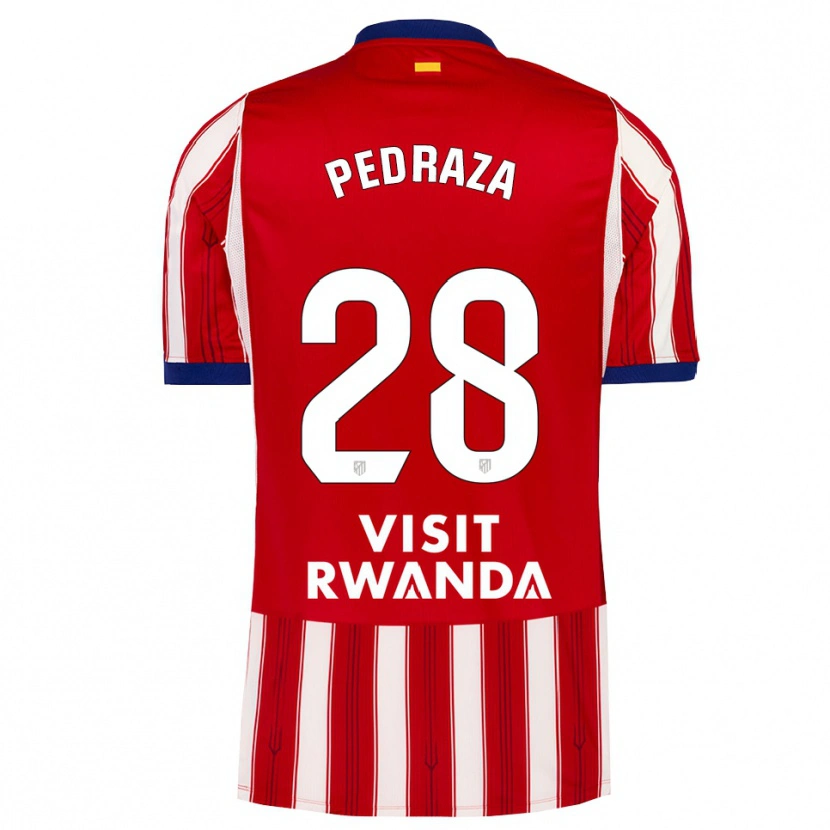 Danxen Enfant Maillot Alfredo Pedraza #28 Bleu Royal Rouge Blanc Tenues Domicile 2026/27 T-Shirt