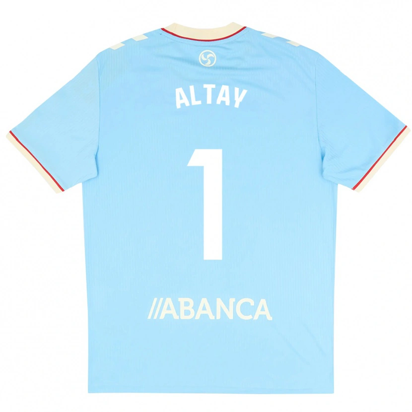 Danxen Enfant Maillot Altay Bayındır #1 Bleu Ciel Blanc Rouge Tenues Domicile 2026/27 T-Shirt