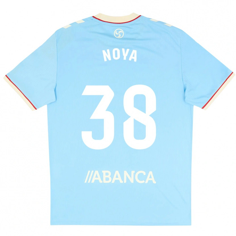 Danxen Enfant Maillot Dani Noya #38 Bleu Ciel Blanc Rouge Tenues Domicile 2026/27 T-Shirt