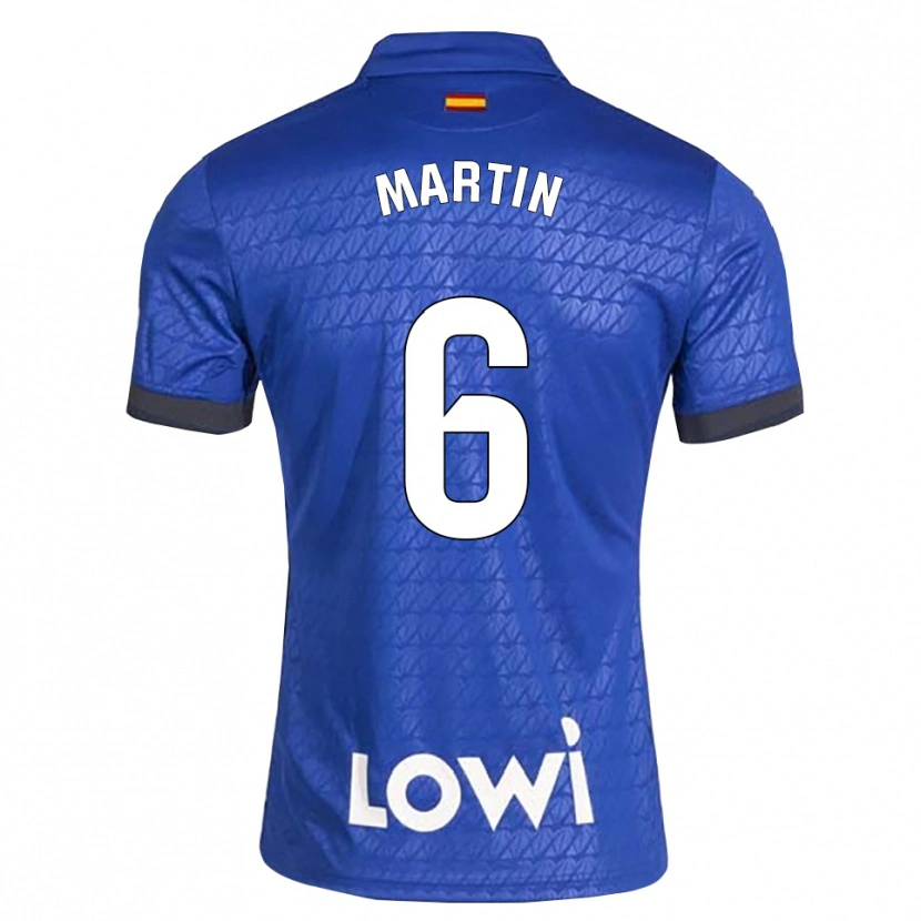 Danxen Enfant Maillot Mario Martín #6 Bleu Blanc Noir Tenues Domicile 2026/27 T-Shirt