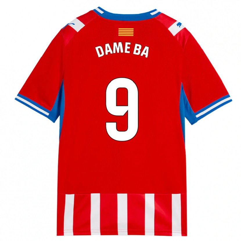 Danxen Enfant Maillot Papa Dame Ba #9 Rouge Blanc Bleu Ciel Tenues Domicile 2026/27 T-Shirt