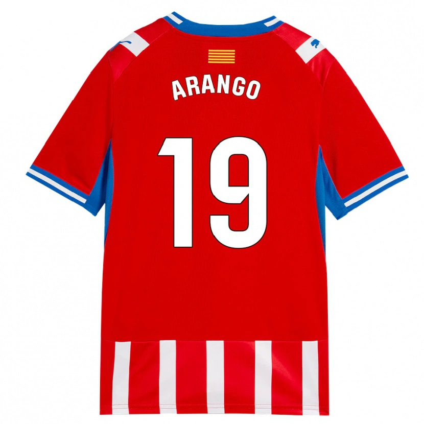 Danxen Enfant Maillot Juan Arango #19 Rouge Blanc Bleu Ciel Tenues Domicile 2026/27 T-Shirt
